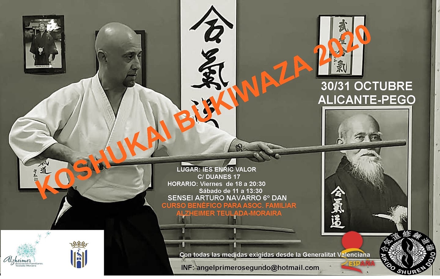 CURSO DE AIKIDO A BENEFICIO DE AFA TEULADA - MORAIRA (MARINA ALTA)